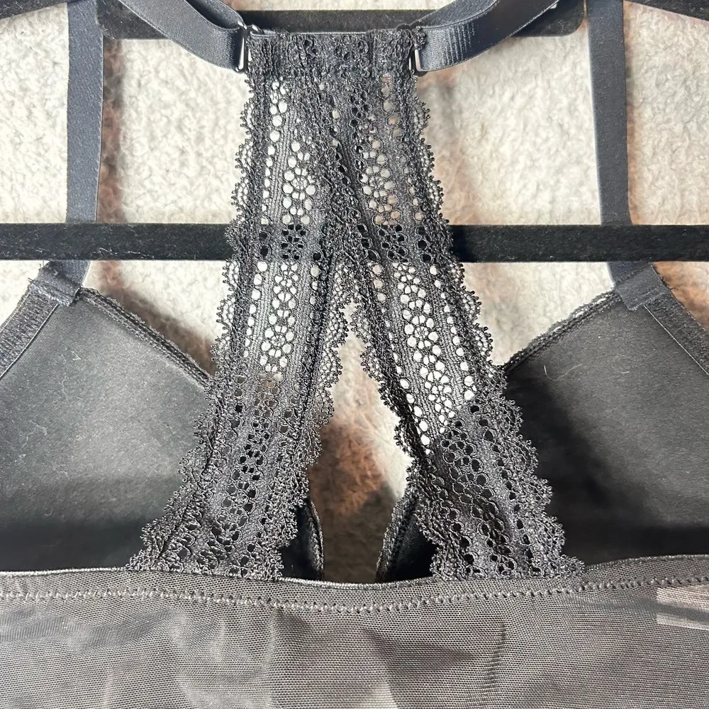 Auden Bra Womens 34DD Black The Ace Front Closure Underwire Bra Lace Sexy Size undefined - Image 3