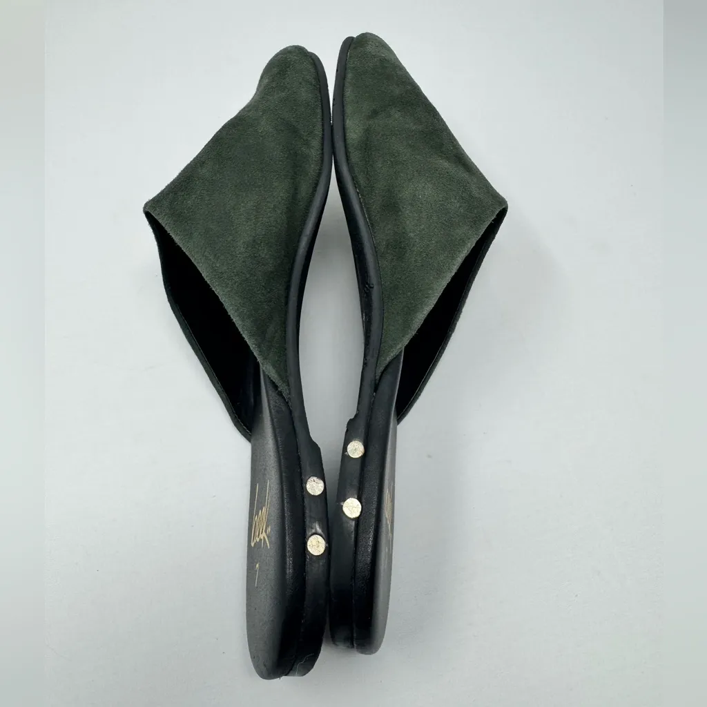 Beek Siskin Leather Mule ivy 7 NEW Green - Image 6