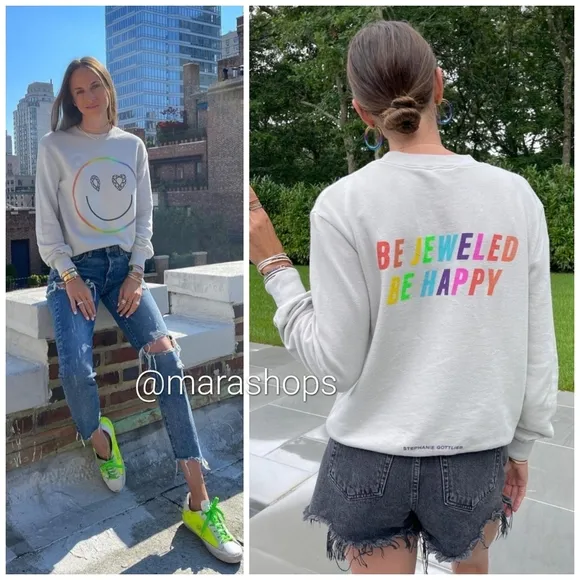 Stephanie Gottlieb Smiley Face Sweatshirt - Image 2