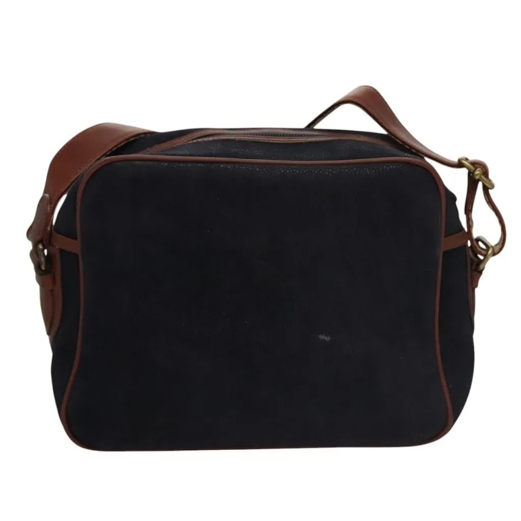 Shoulder Bag Suede Navy Authentic - Image 9