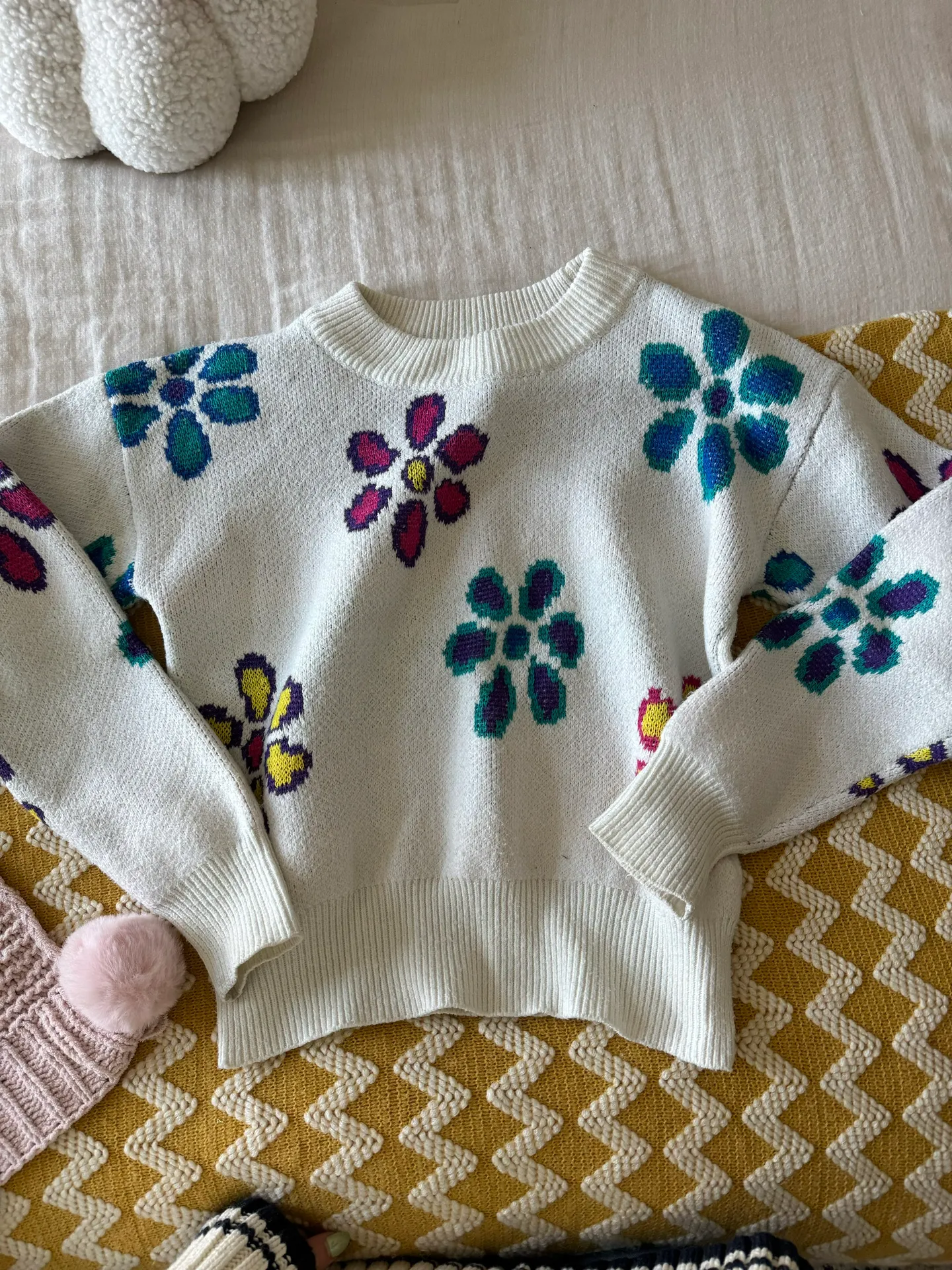 Wild Fable Floral Print Sweater  - Image 4