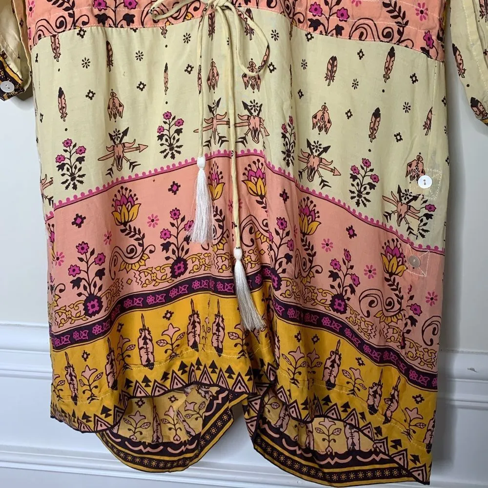 Spell and the Gypsy desert wanderer boho‎ romper size 2 festival summer - Image 5