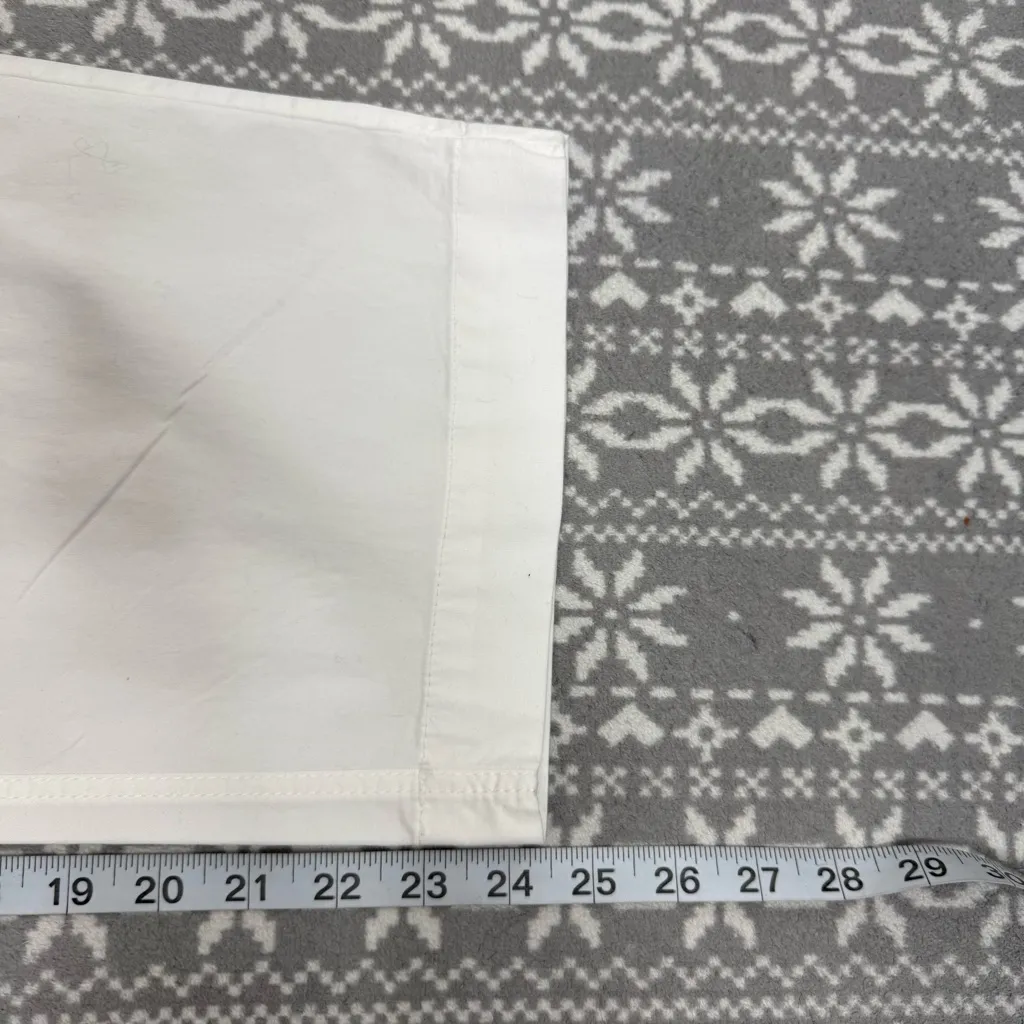 Chico's White Straight Leg‎ Cropped Pants Size 12 Chico's Size 2 - Image 10