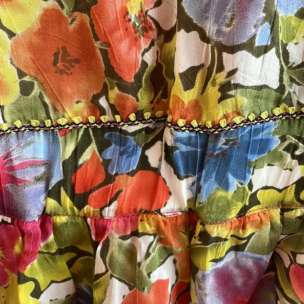 Johnny Was floral tunic - Image 7