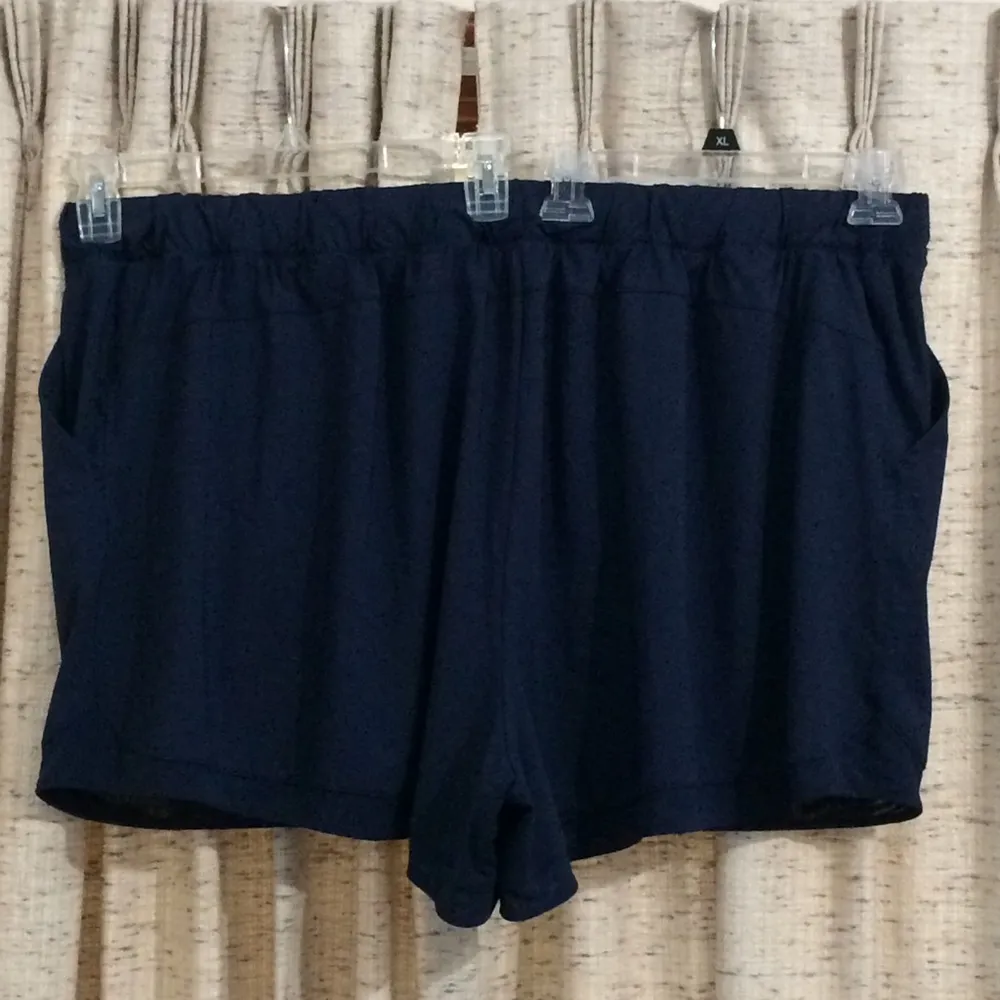 Avia Plus Size Navy Running Shorts - Image 6