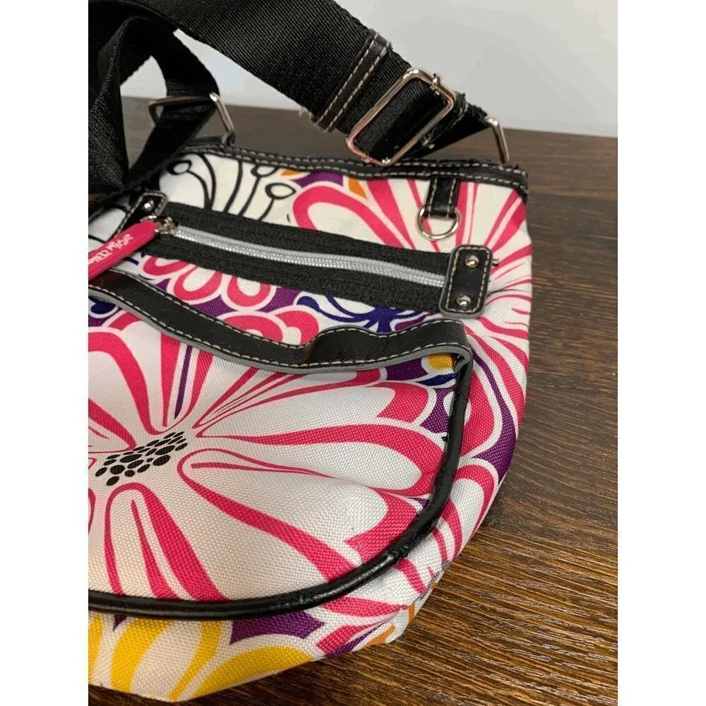 Lily Bloom Floral Purse Bag With Adjustable Strap Multi-Color Size 9x8" - Image 4