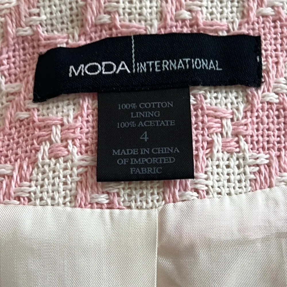 Moda International Suit Set Pink Size 4 - Image 8