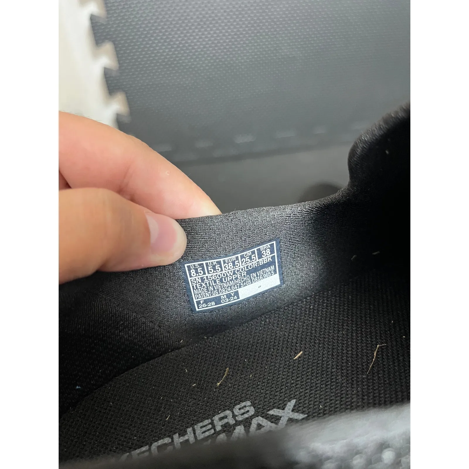 Skechers Women's Go Walk Joy Sneaker Black Shoes Size‎ 8.5 Wide Walking comfort - Image 7