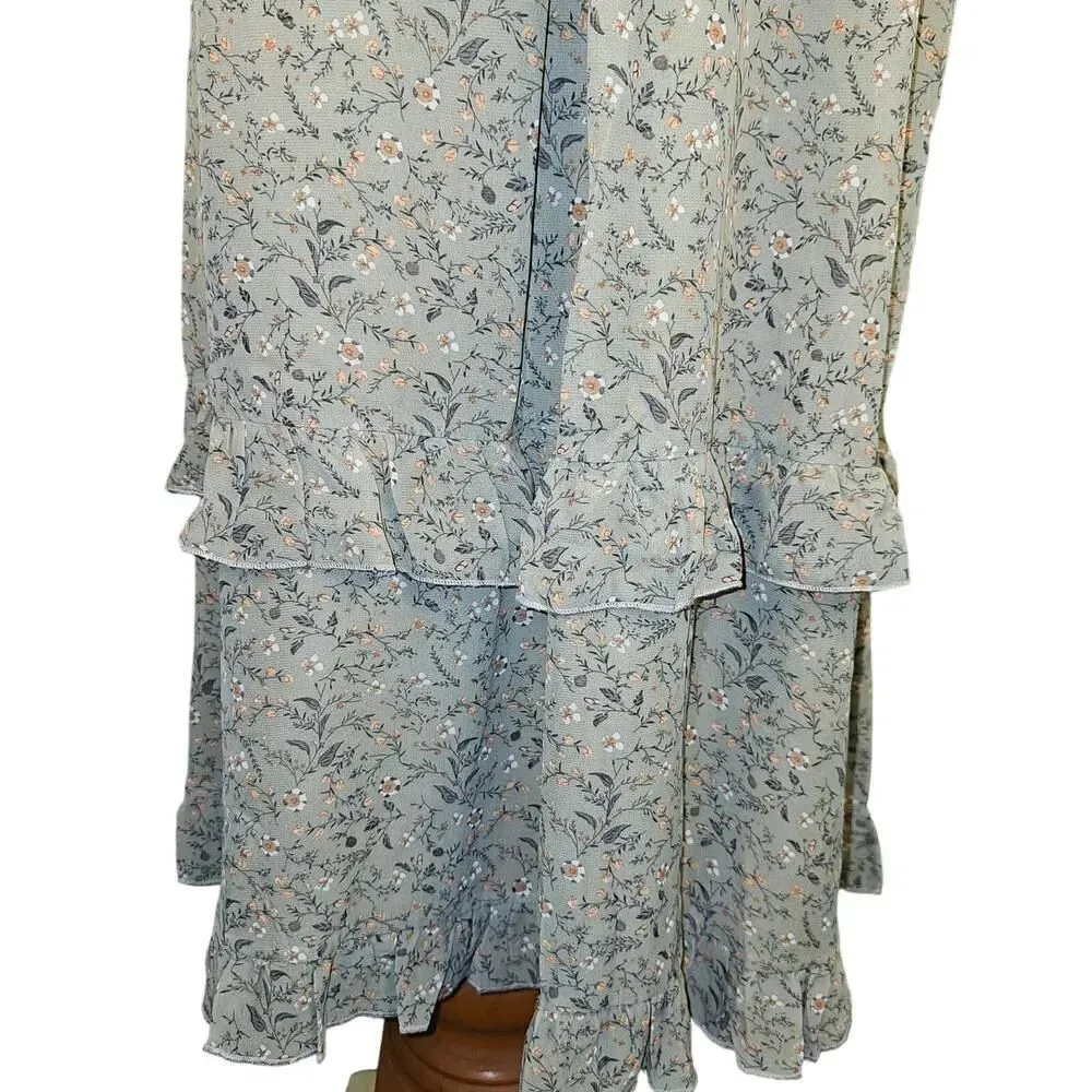 NWT JJ's House Womens Green Floral Prairie Midi Dress XL‎ - Image 5