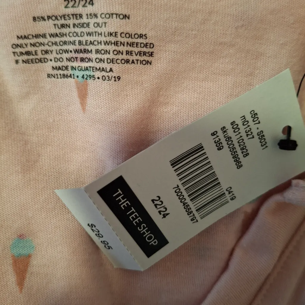 Lane Bryant 22 24 Pink Relaxed Short Sleeve Tee - Image 10