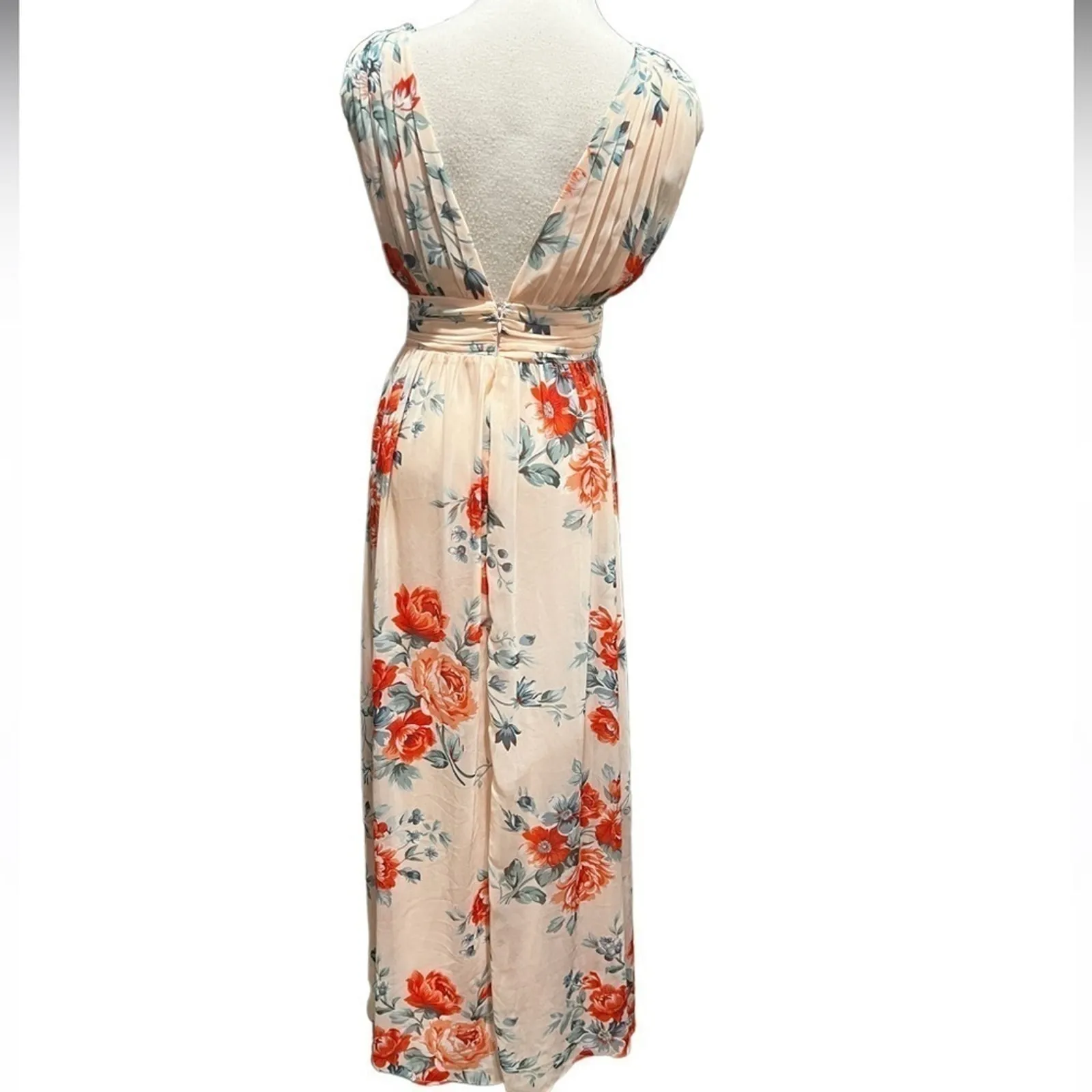 LULU’S Garden Meandering Blush Floral Print Maxi Dress Size S - Image 6