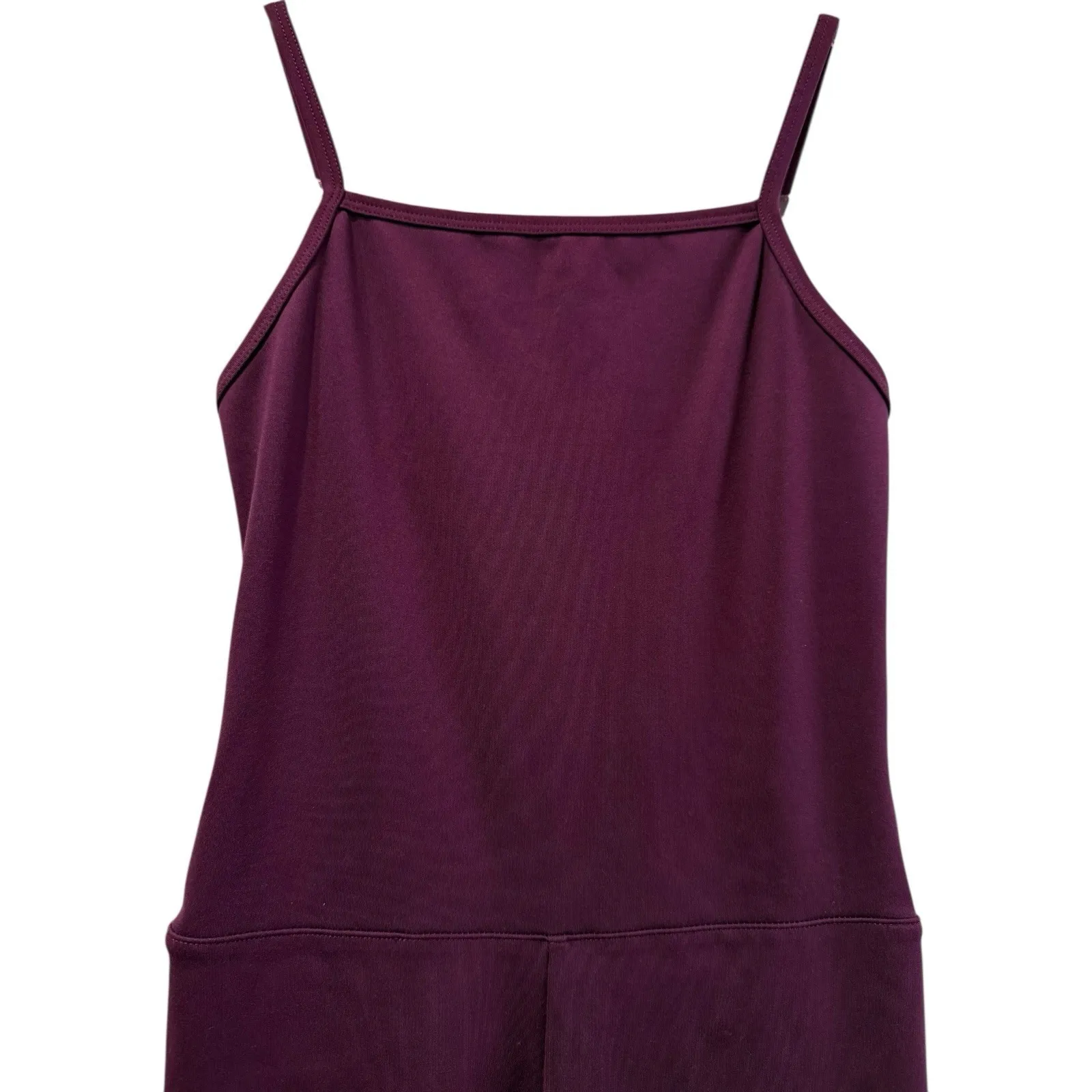 Girlfriend Collective Earth Cami Unitard Jumpsuit One Piece Maroon Size CS - Image 4