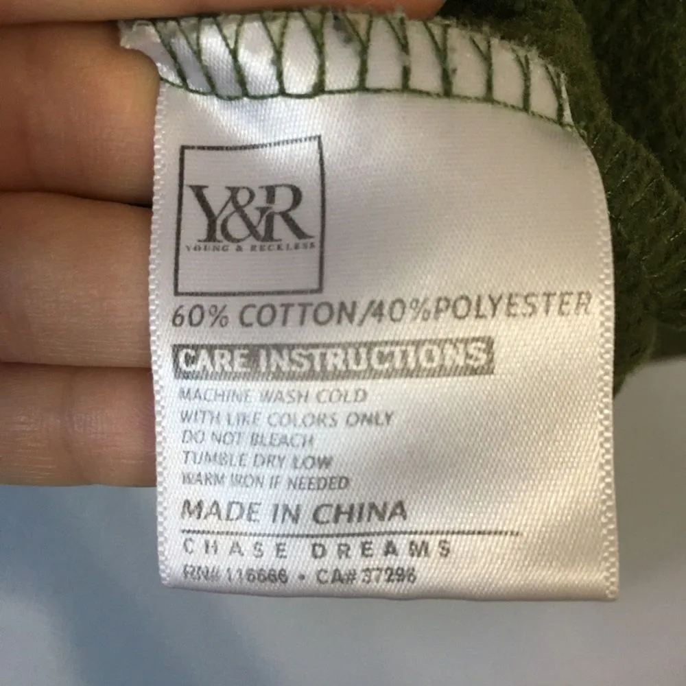 Y&R • Green Young and Reckless Sweater Large - Image 5