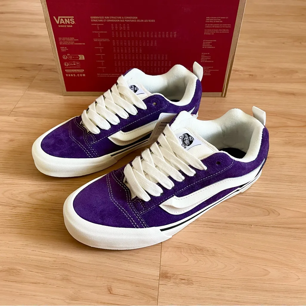 Vans Knu Skool Pig Suede Dark Purple Women 8.5 US - Image 2