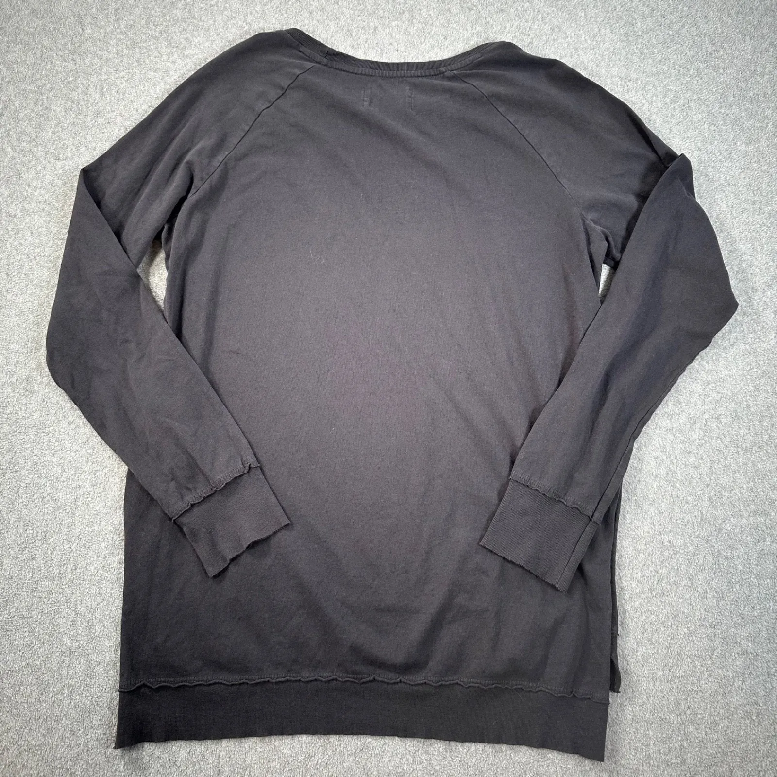 Sol Angeles Tunic Sweatshirt Womens Medium Gray Loving Is What I Got Long Sleeve - Image 8