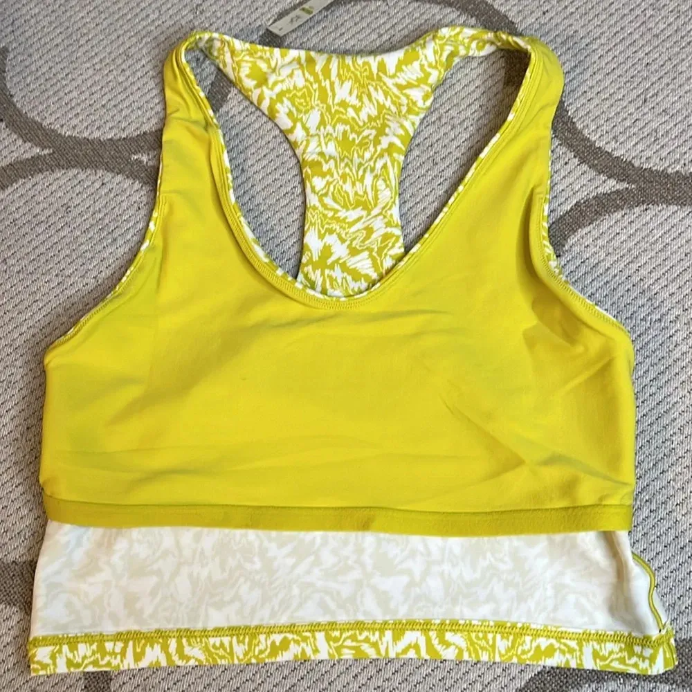 OFFLINE By Aerie Real Me Racerback Longline Sports Bra, Green Rush - Image 10