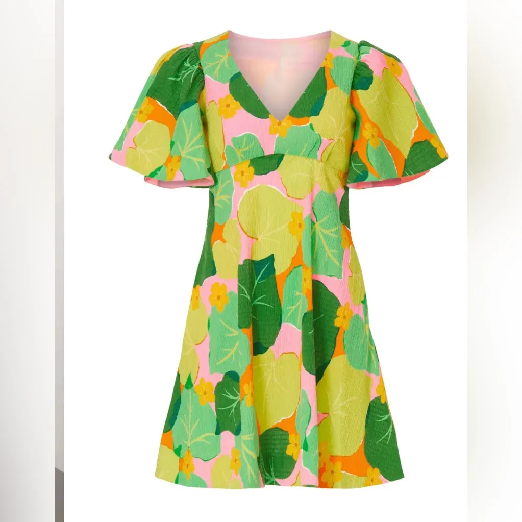 NWT Kate Spade Cucumber Floral Swing Dress Sz 6‎ $328 - Image 8
