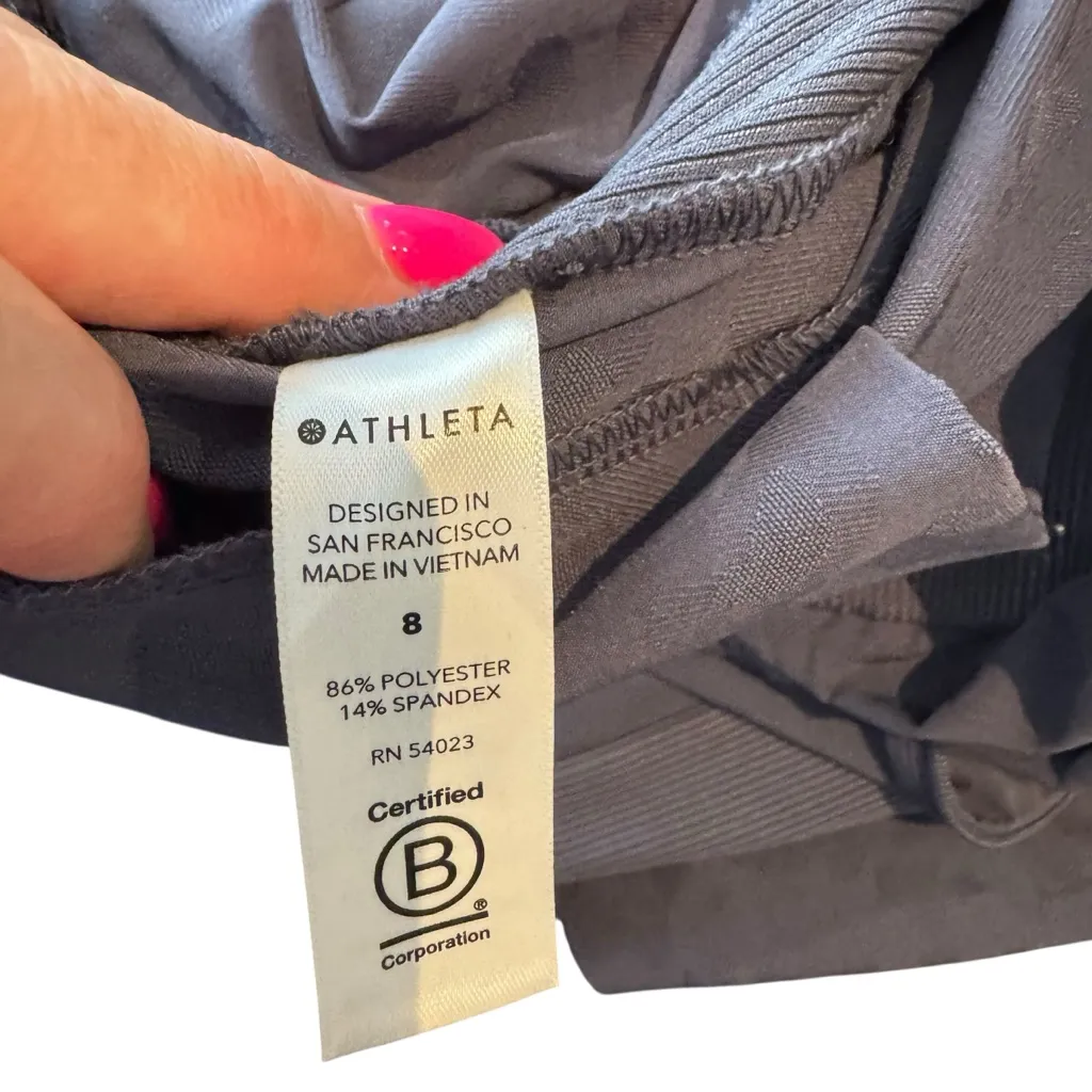 Athleta - Brooklyn Textured Jumpsuit Sz 8 - Image 9