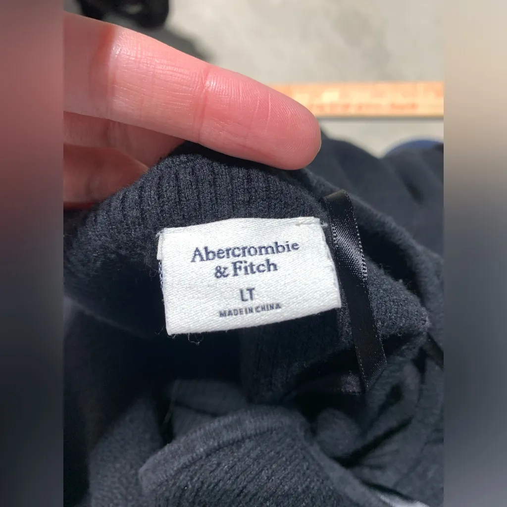 Abercrombie & fitch knit long black dress LT large tall - Image 5