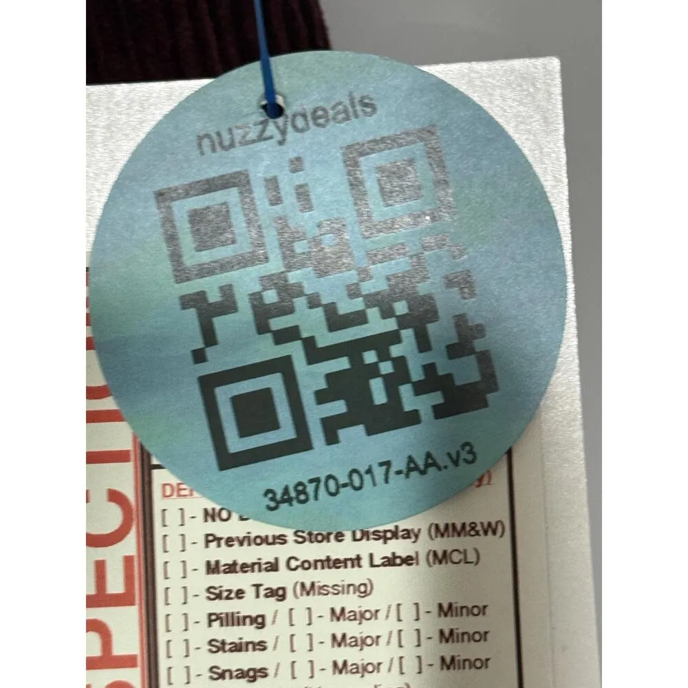 NEW Abercrombie & Fitch Burgundy Red Corduroy Button Front Mini Skirt Size 2 - Image 8