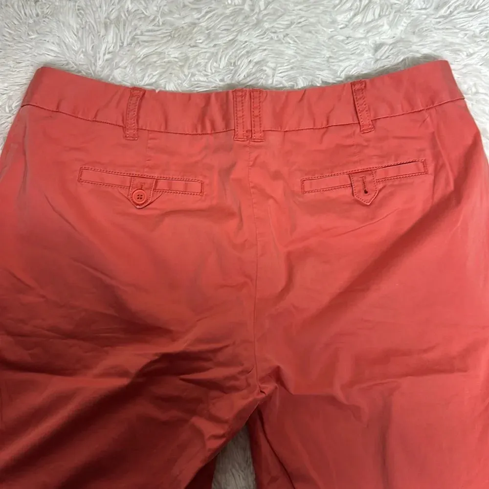Liz Claiborne Sloane Bermuda Shorts Melon Color Sz16 - Image 4