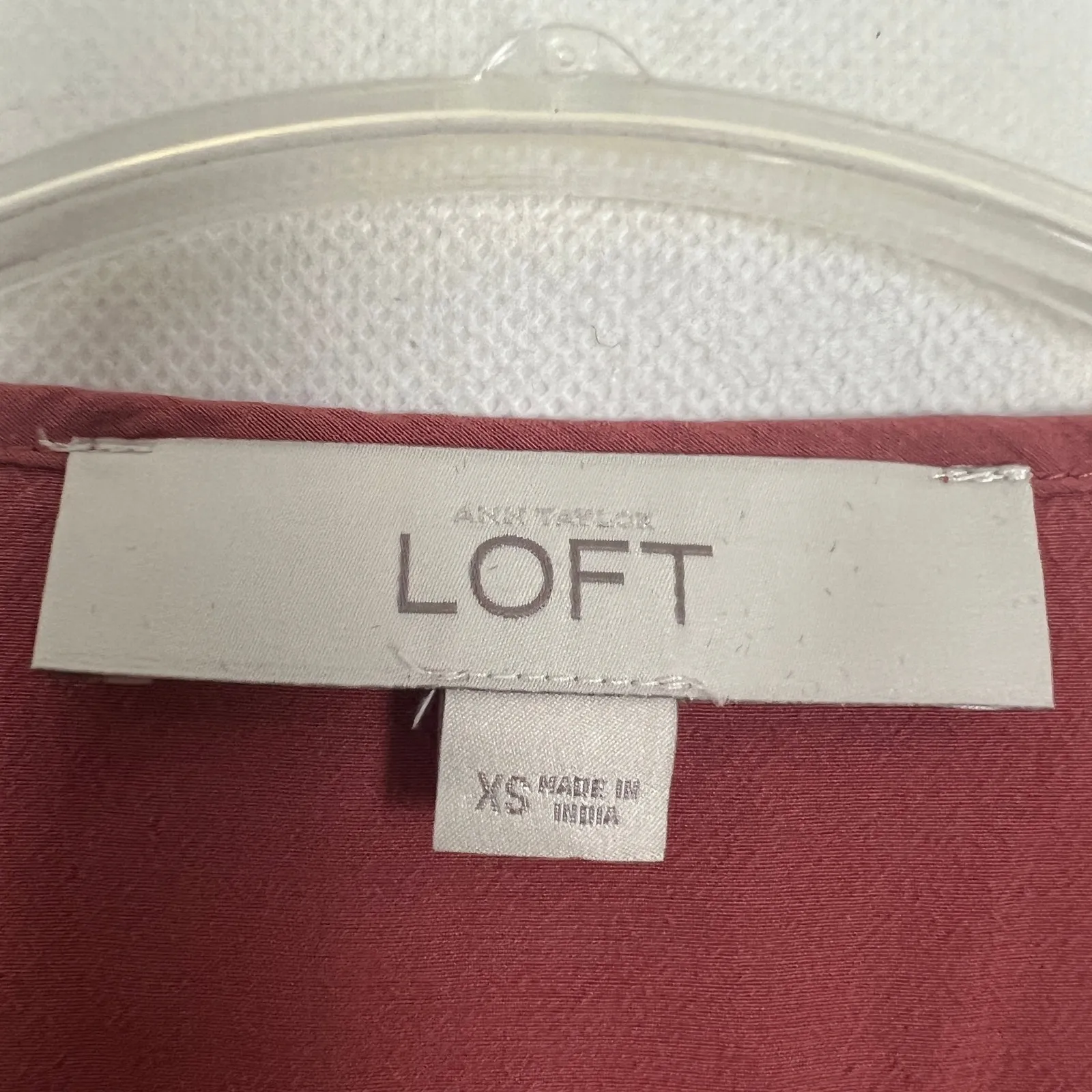 Ann Taylor Puff Sleeve Crochet Flowy Cropped Romantic Feminine Womens Top Sz XS - Image 2