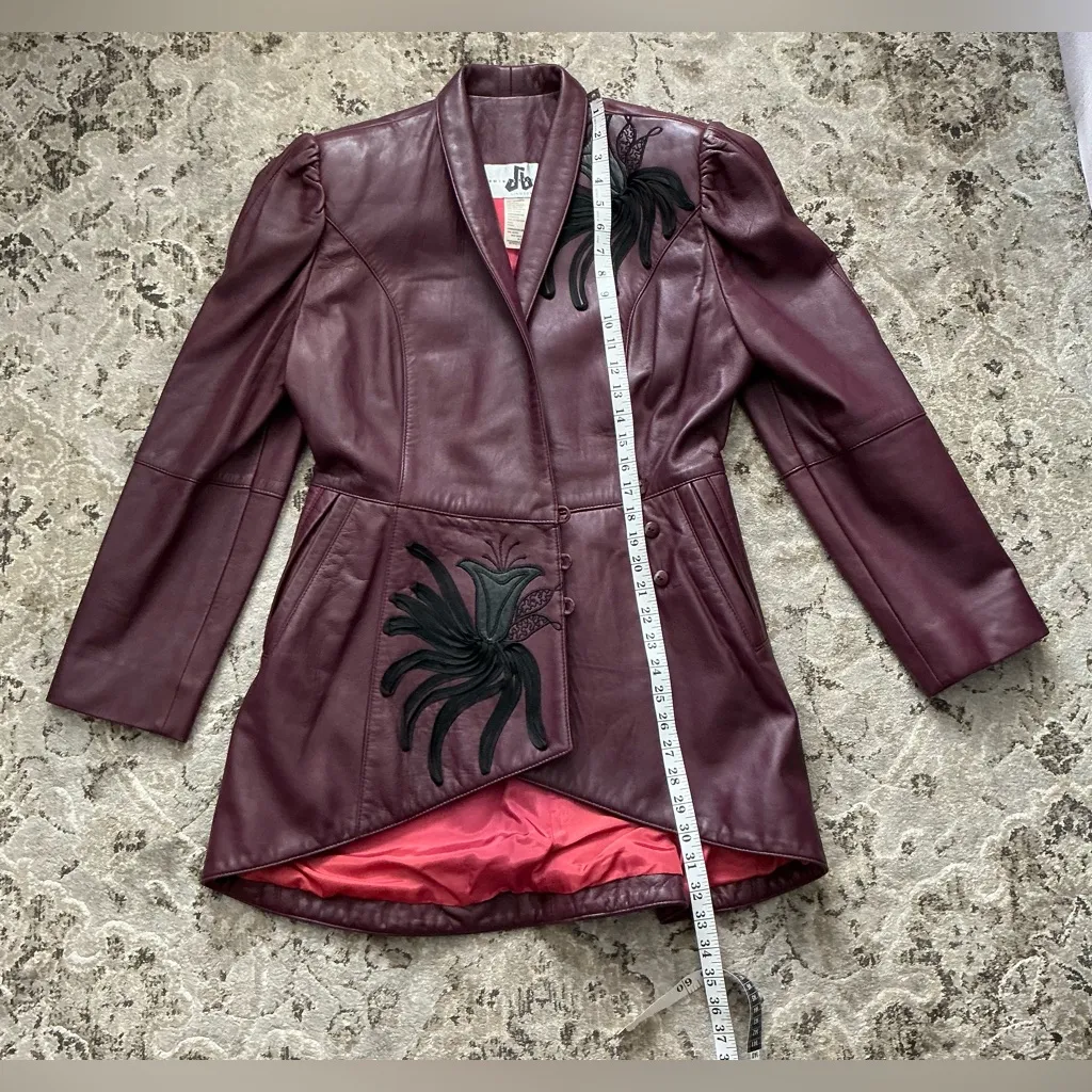 Dressy leather jacket 🌹🌹 Size M - Image 8