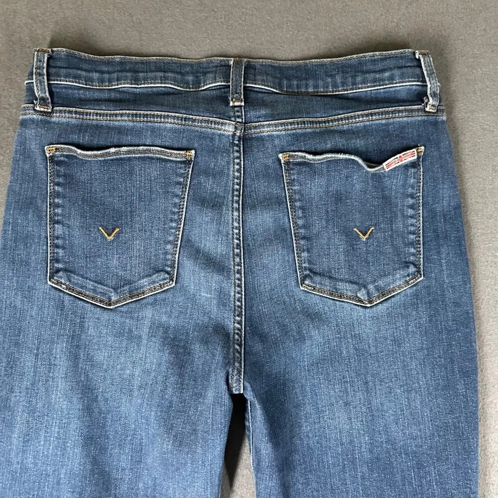 Hudson Womens 30 Blair High Rise Skinny Denim Blue Jeans Jeggings Pockets USA - Image 11