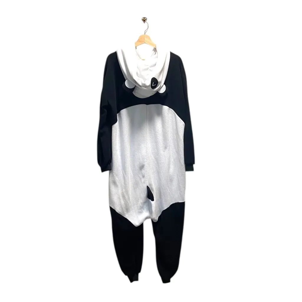 Spooktacular Creations Panda Jumpsuit White/Black Size L White Size L - Image 9