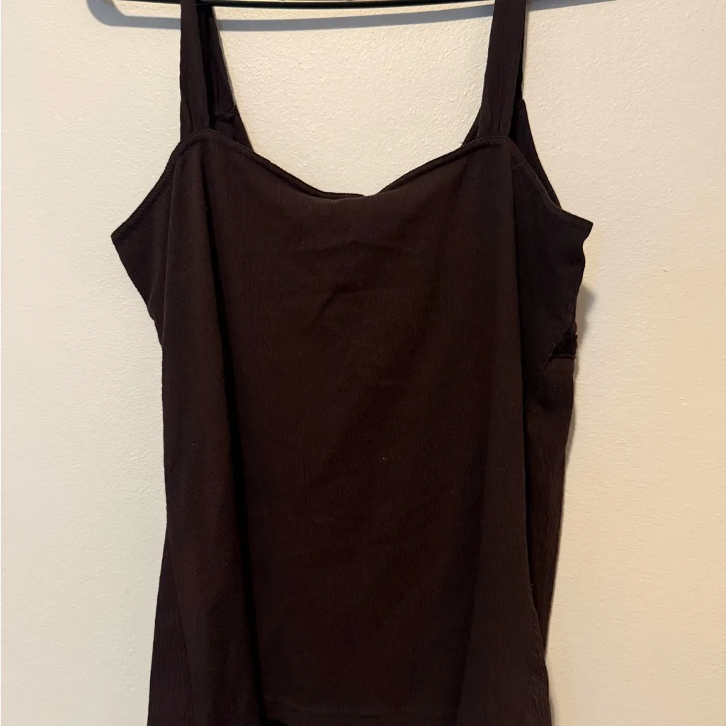 Lace Y2K Babydoll Cami Tank Top Black Size M - Image 5