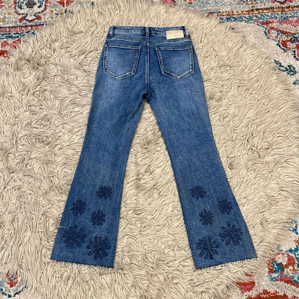 Desigual flower jeans size 36 (us XS) - Image 5