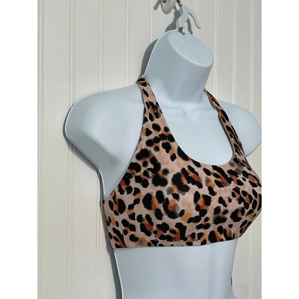 Beach Riot Women's Rocky Top Racerback Watercolor Leopard XS Cream‎ Extra Small - Image 8