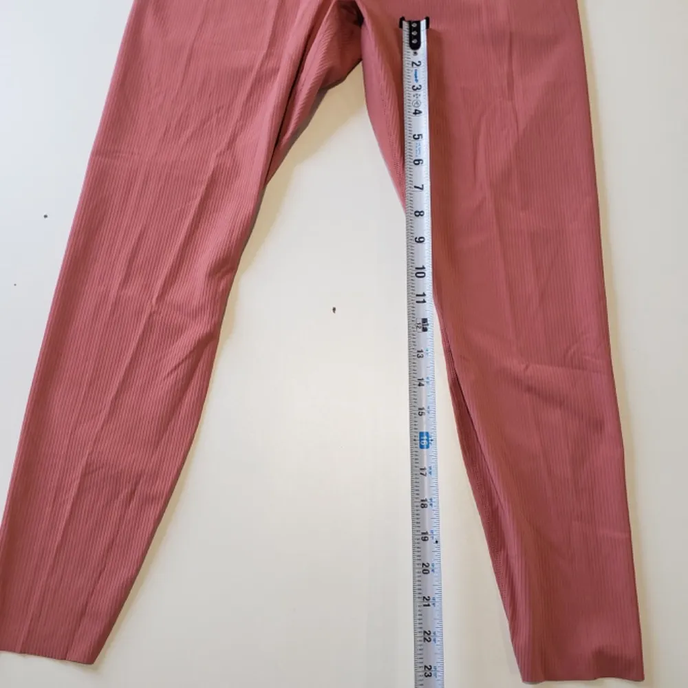 Nike Womens Zenvy Rib Gentle Support High Waisted 7/8 Leggings - Image 3