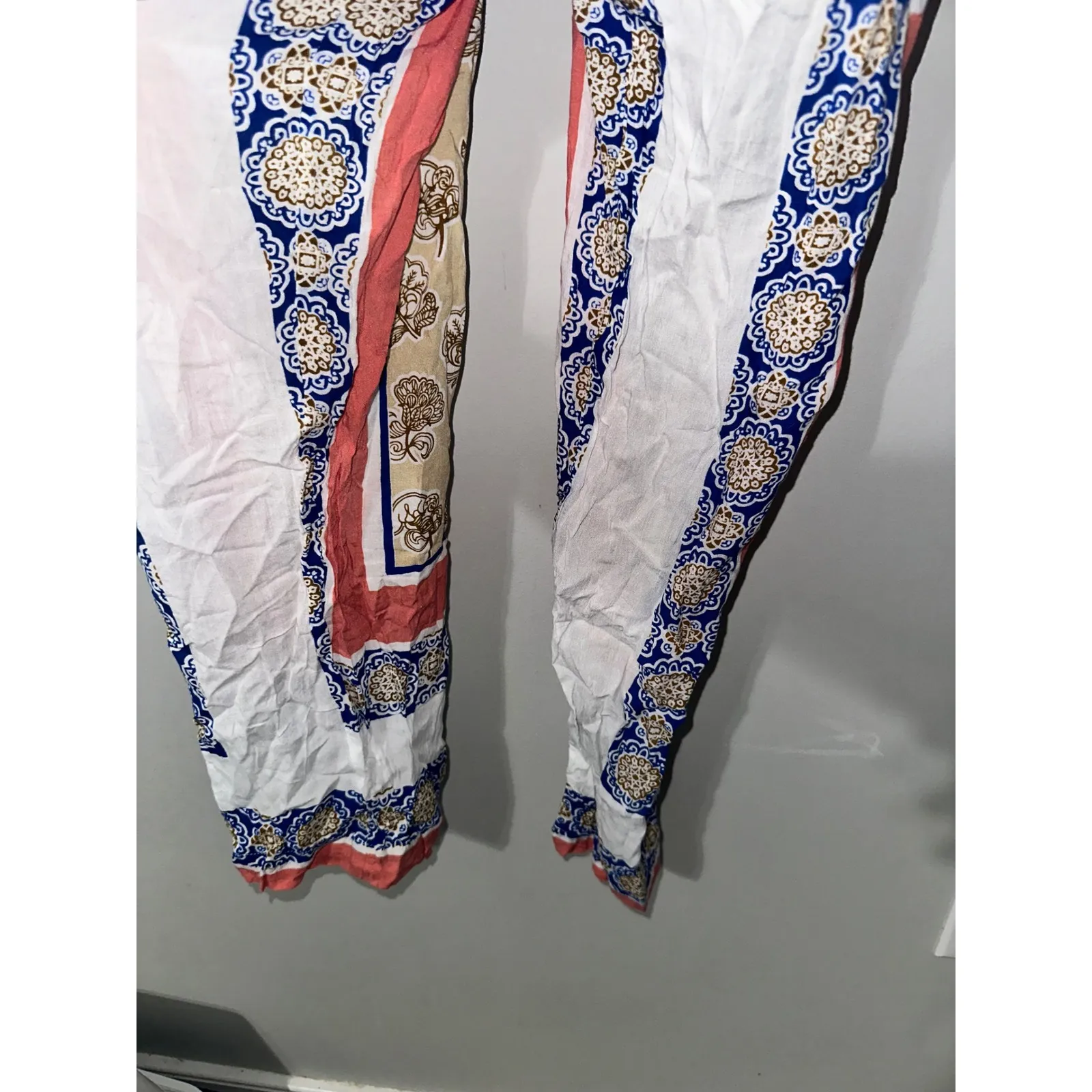 Maurie & Eve Jumpsuit Womens Size L White Floral Print‎ Sleeveless Romper Size L - Image 5