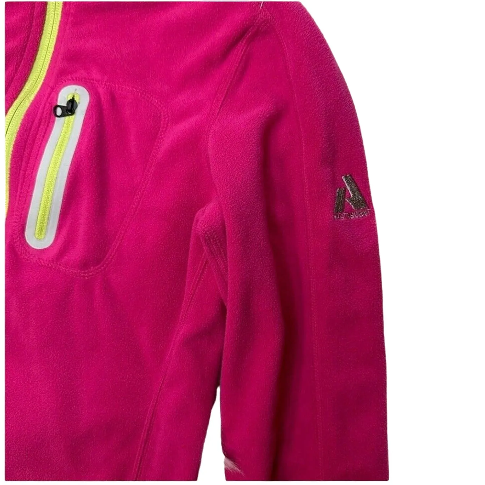 Eddie Bauer Womens Pullover 1/4 Zip Polar Fleece Mock Neck Pink Size‎ XS - Image 3