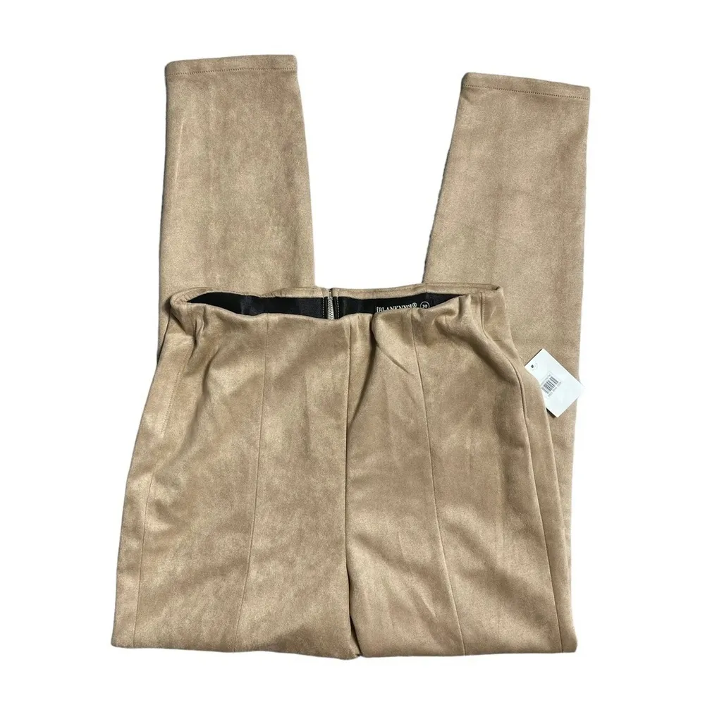 BLANKNYC Tan Faux Suede Tapered Skinny Pants 30 - Image 2