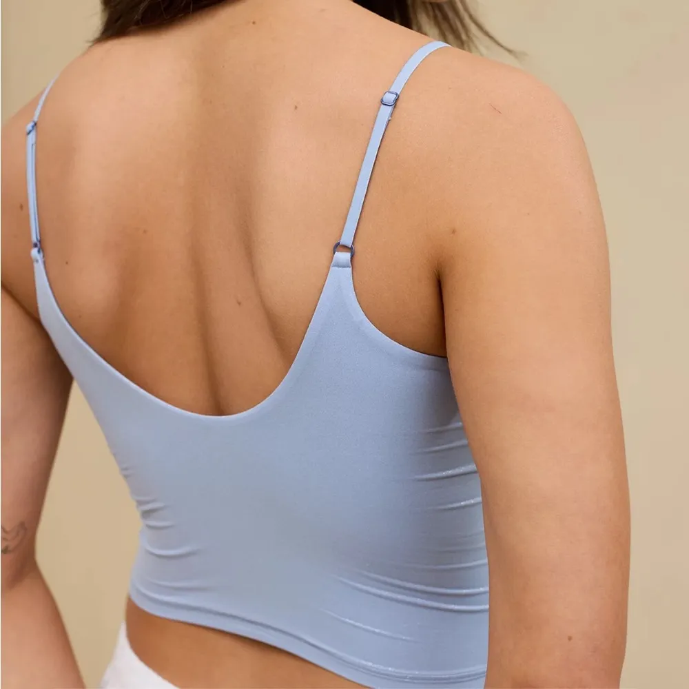 Aerie smoothez ruched cami sparkle blue M - Image 2