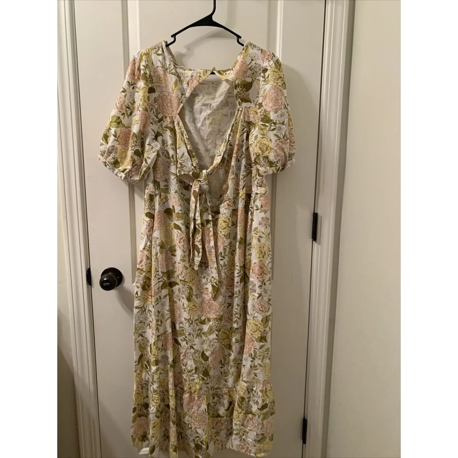 Who What Wear Women's Short Sleeve Floral Print Maxi Dress Size XL - Image 8
