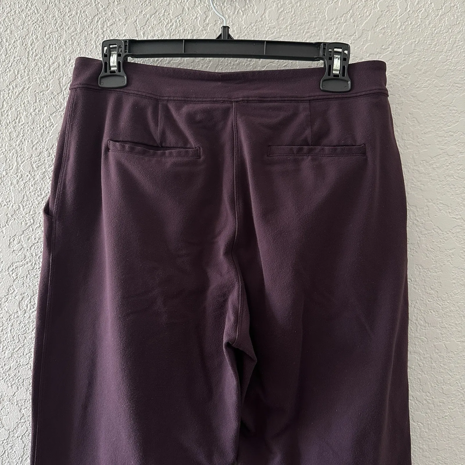Lululemon  Lab Purple Rolled Hem Drawstring‎ Joggers Size 6 - Image 4