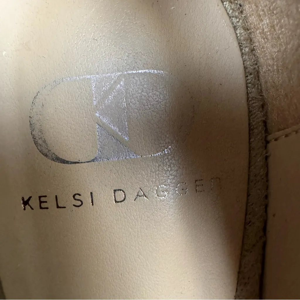 KELSI DAGGER OPEN TOE, Black Leather Snake skin High Heel, Laisey Pumps Sz‎ 8.5 - Image 5