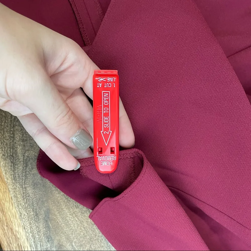 NEW Jenny Packham Bridesmaid JP1010 Burgundy Red Size 4 - Image 6