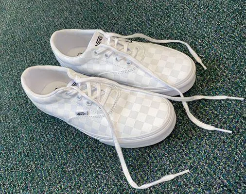 Vans Checkered Shoes Sneakers - Image 2