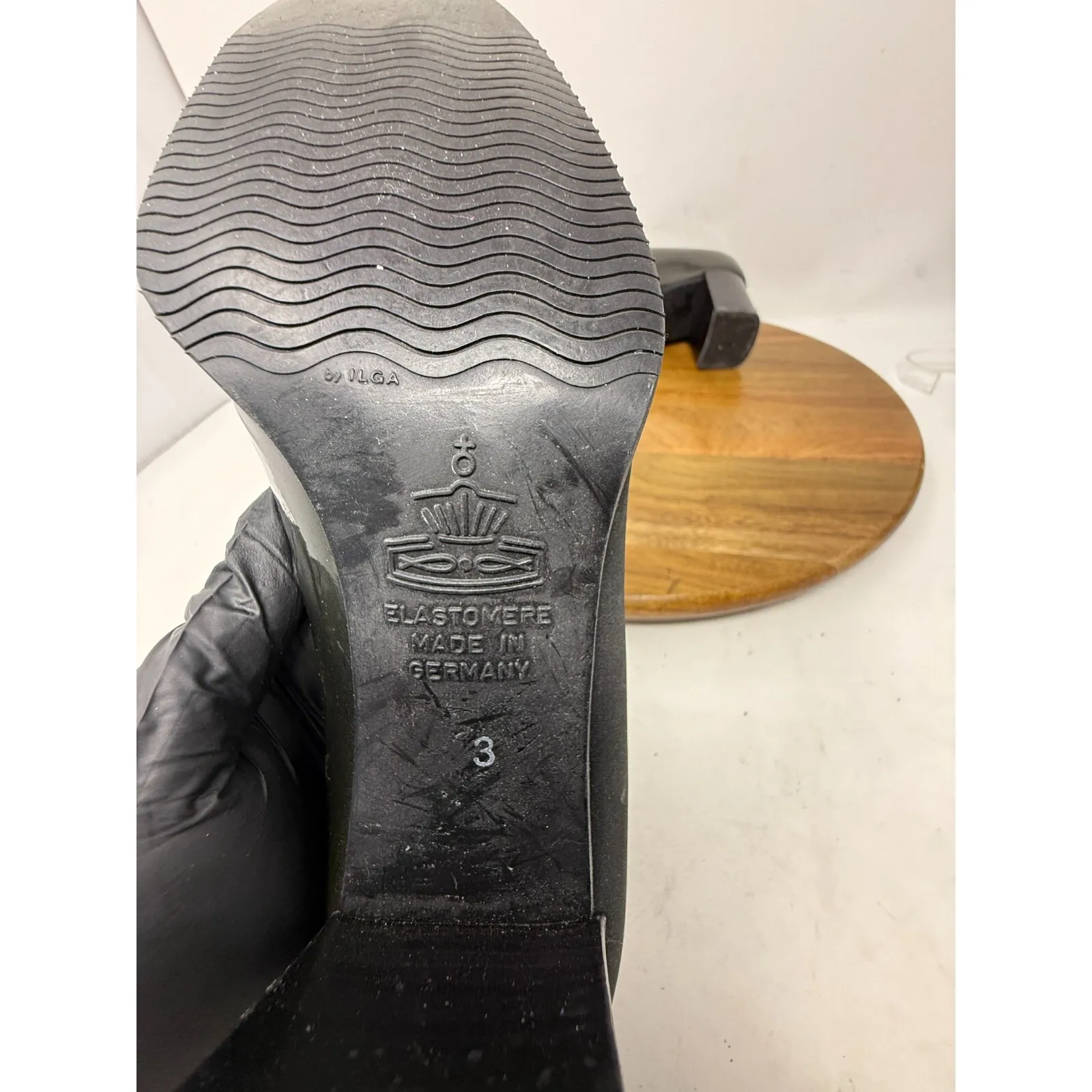 Peter Kaiser‎ Pumps Womens Colorblock Black Patent Leather Block Heel Size 5.5 3 - Image 9