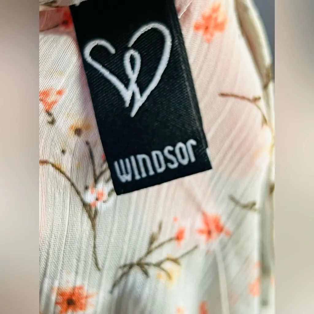 Windsor Where You'll Bloom Tie-Front Top size L with tags - Image 7
