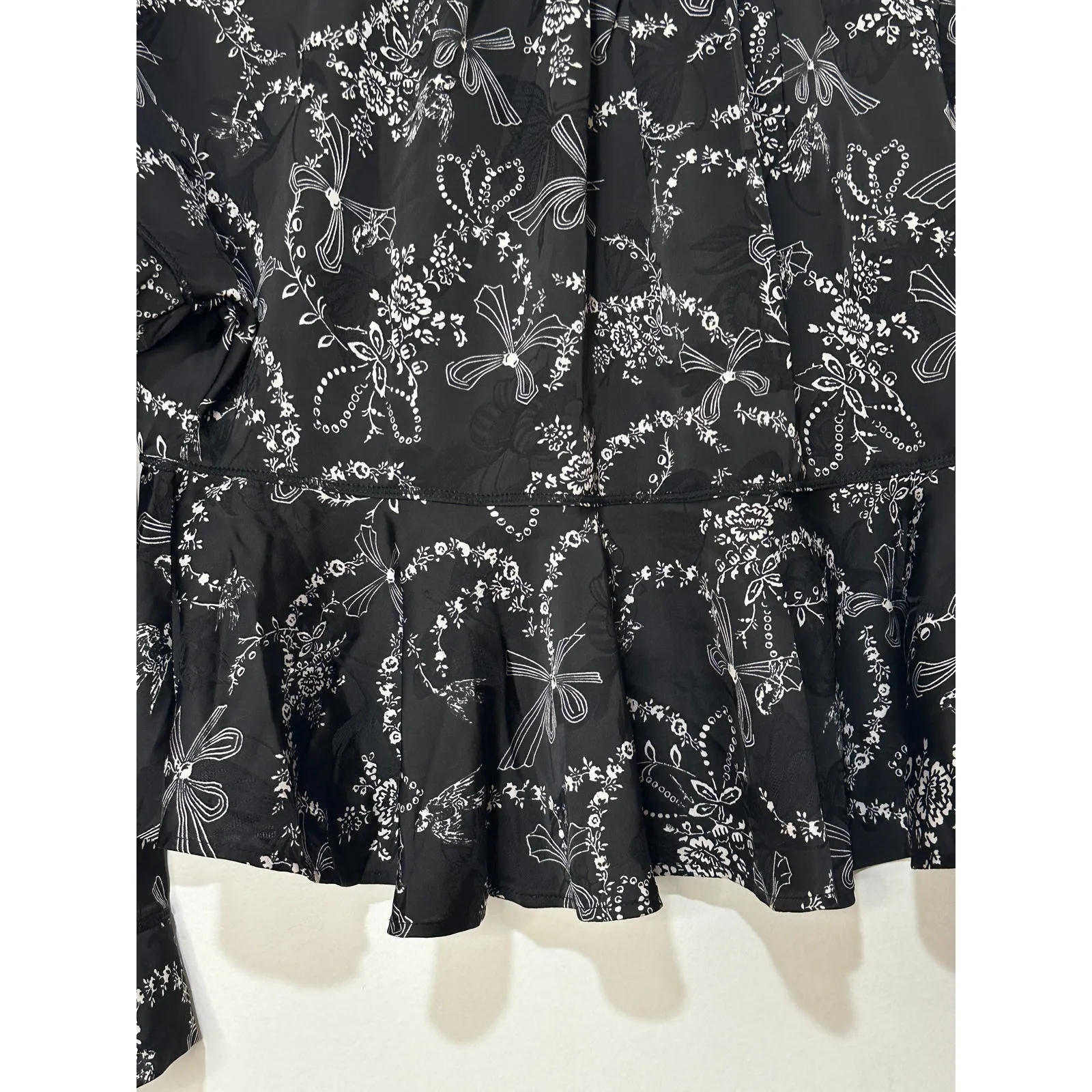 Free People Intimately Beauty Sleep Short Pajama Set 2 Piece Black Sz Small NWOT - Image 13