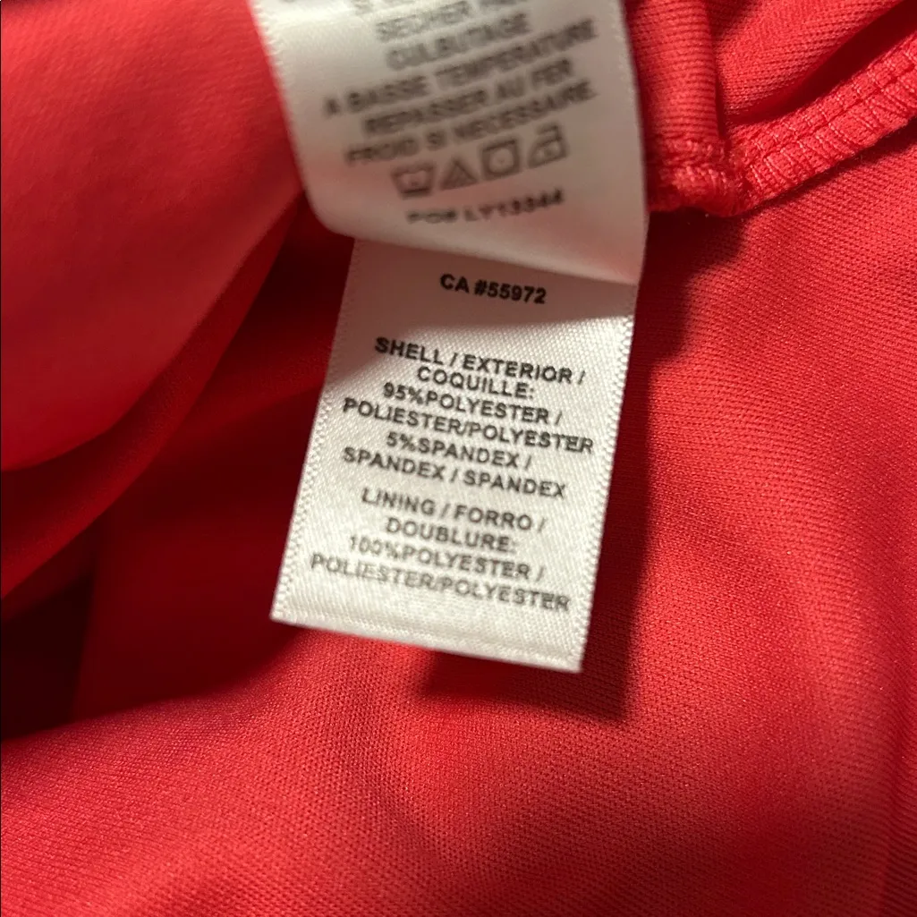 Laundry by Shelli Segal Size XS NWT Calypso Coral 3/4 sleeve Floral Shift Dress - Image 5