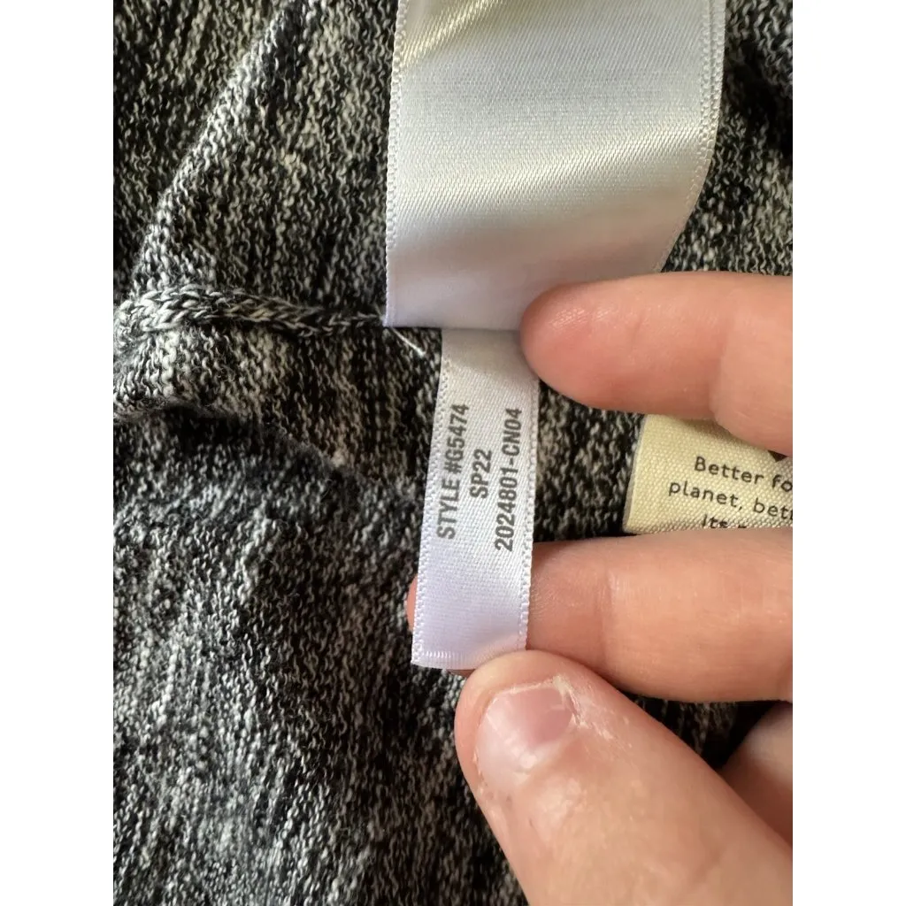 Madewell Cardigan Size Small Marled Panda Open Front Cardigan Sweater Pocket NWT - Image 14