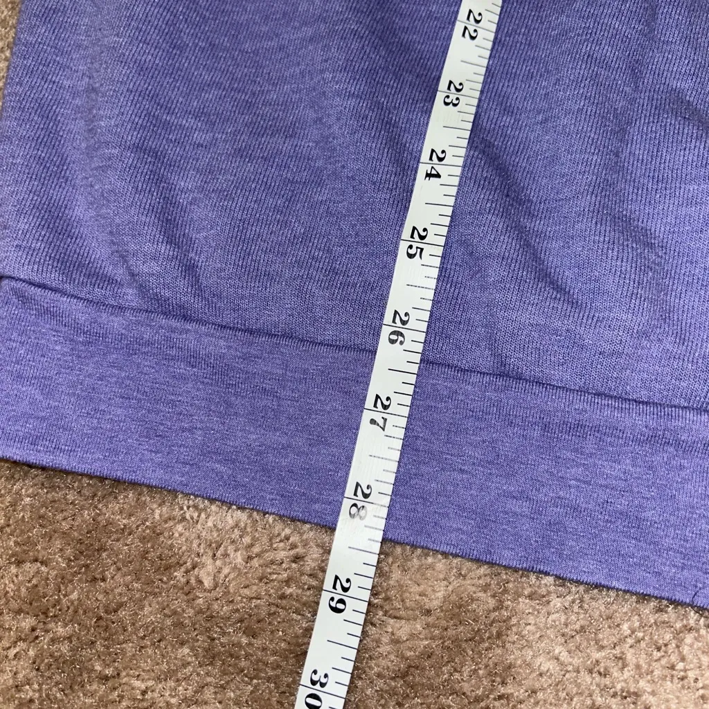 Aviator Nation Bolt 2 Relaxed Crewneck sweatshirt Lavender and Neon Pink XL New - Image 9