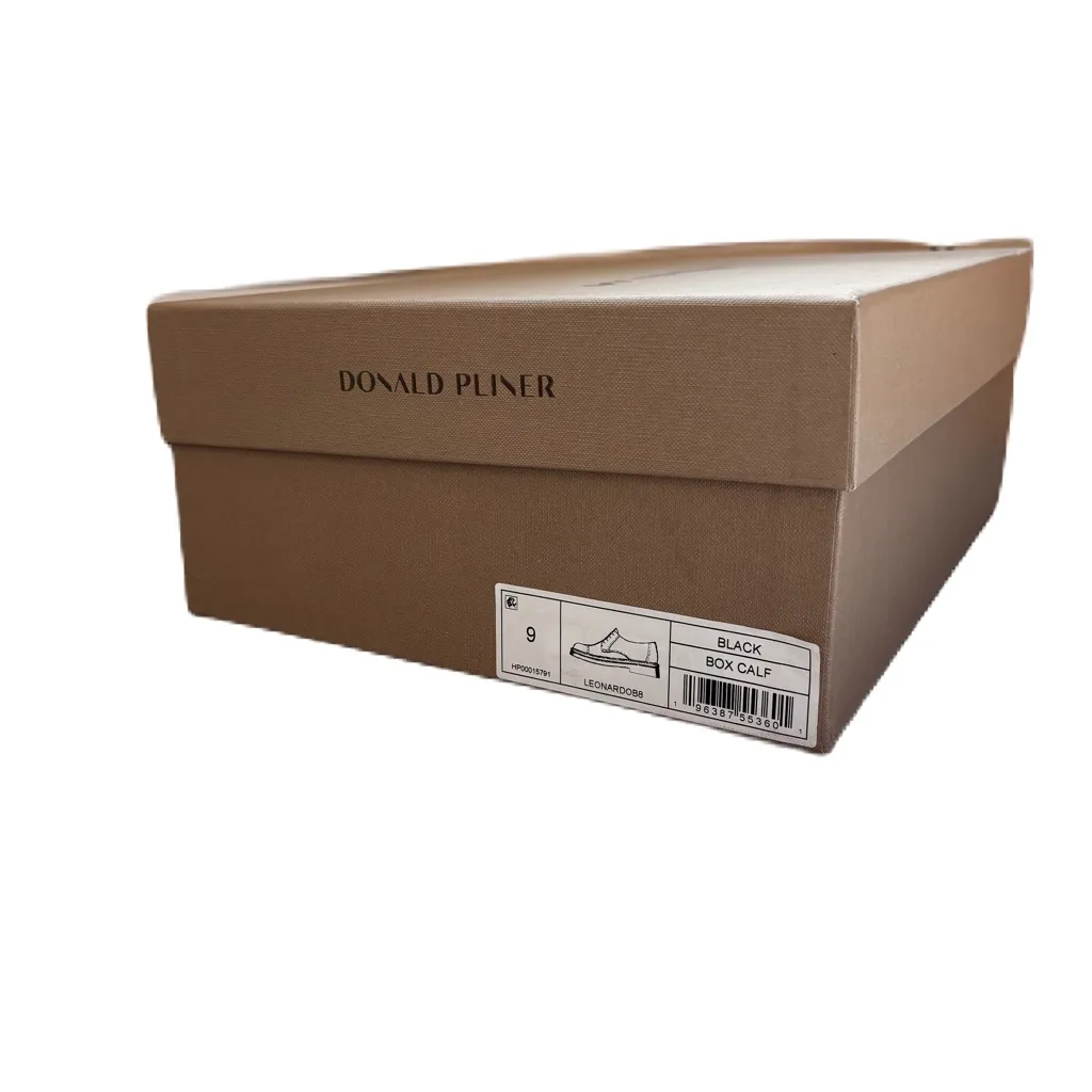 Donald‎ Pliner Leonardo Cap Toe Derby for Women Black Oxford Flats NEW Size 9 - Image 10