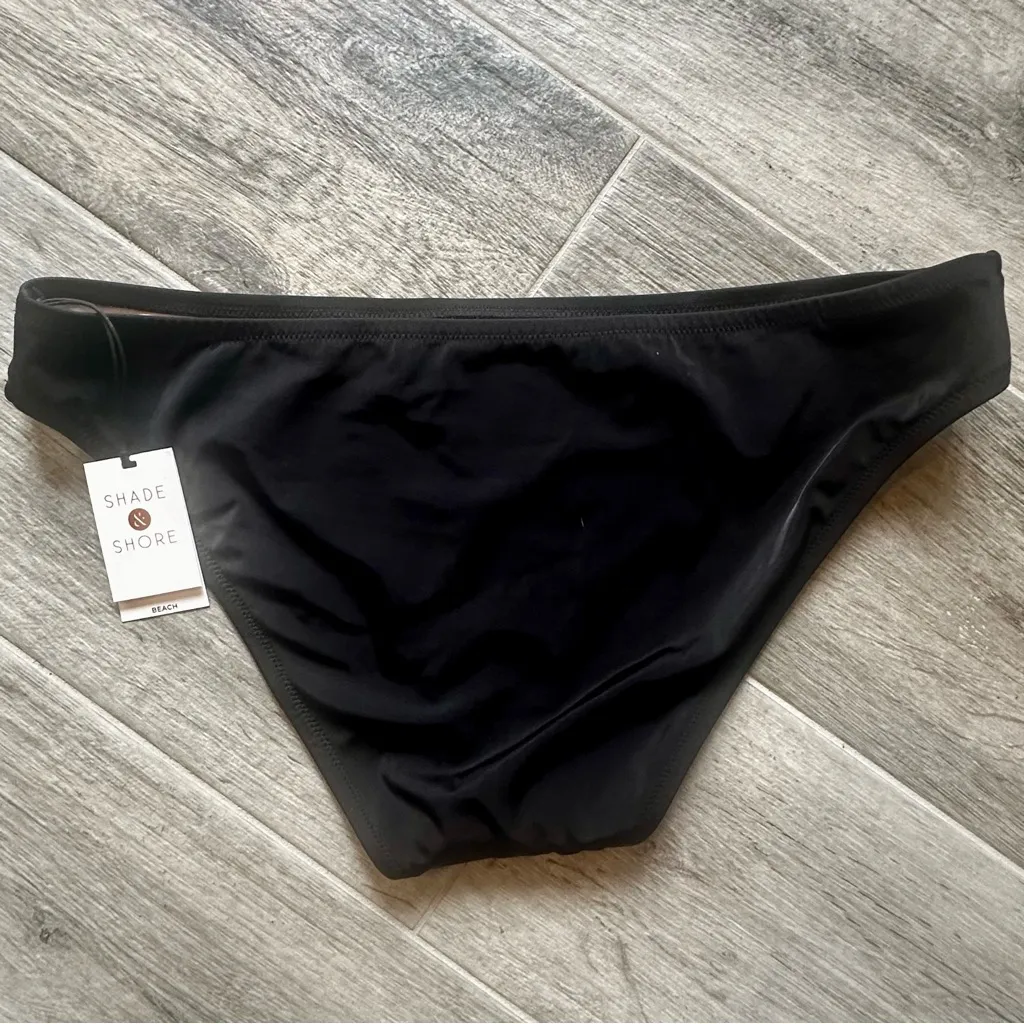 Shade & Shore Classic Black Bikini Bottom - Image 5